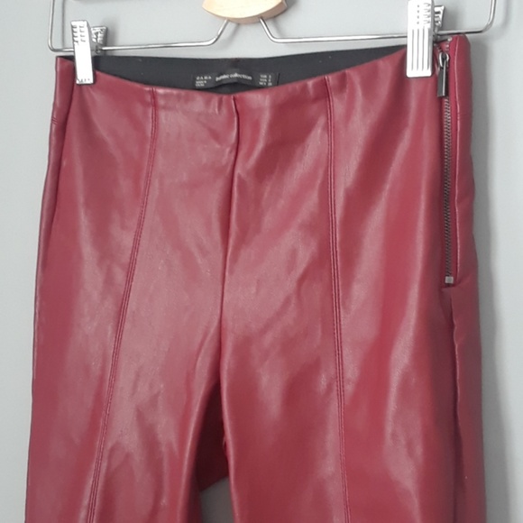 Faux leather Zara jeggings- size S - Picture 3 of 3